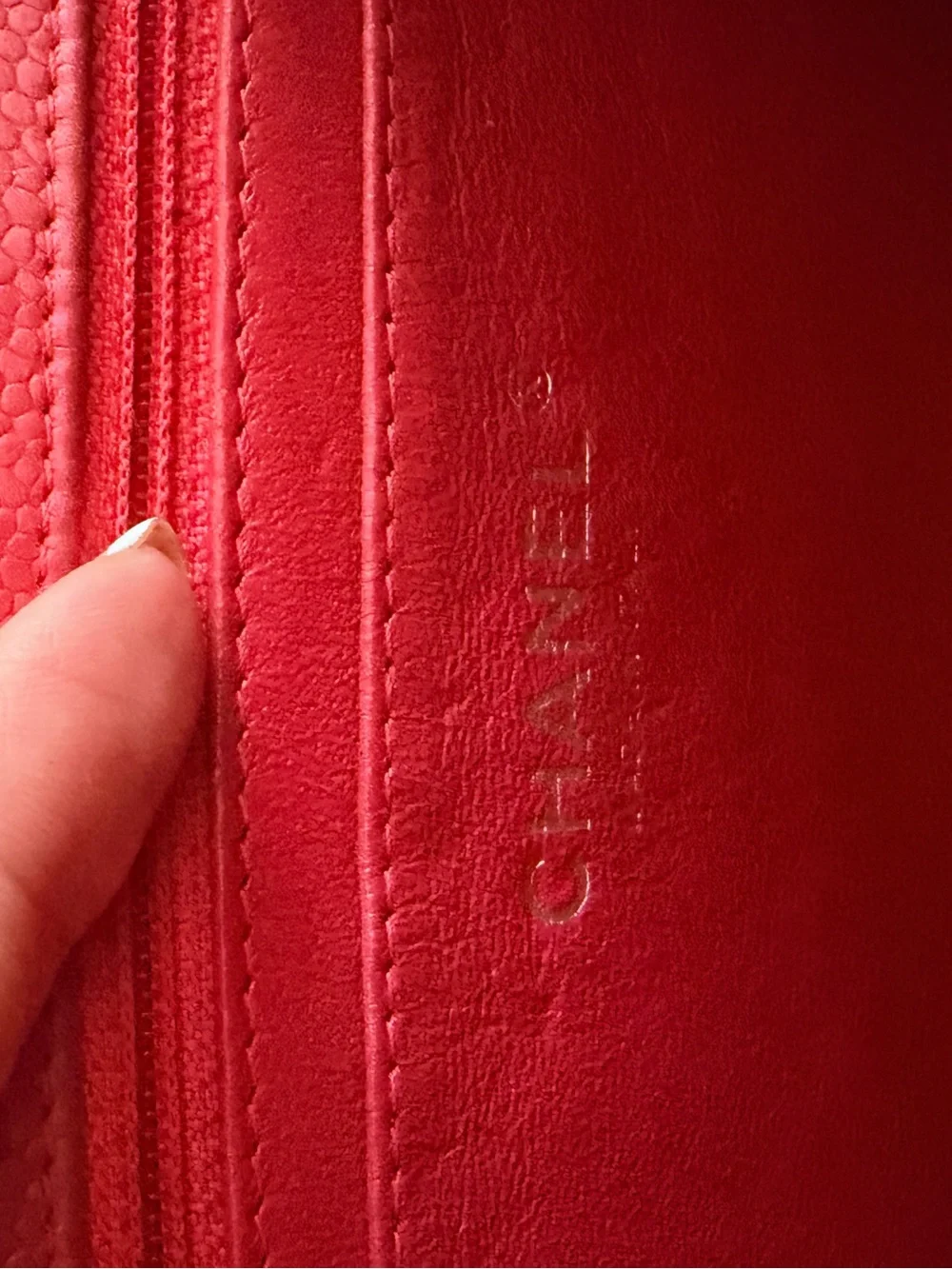 Chanel Fuchsia Pink Quilted Caviar Mini Rectangle